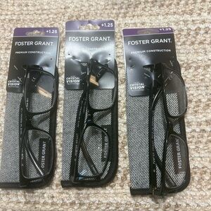 Foster Grant Black and Gray Eyewear Sleeve (3 pair)